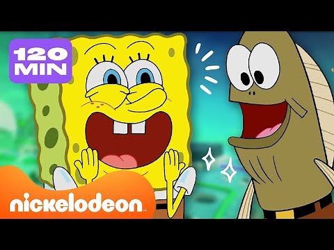 Spongebob | Setiap Karakter Latar SpongeBob 🐟 Bagian 2 | Nickelodeon Bahasa