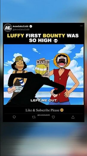 「 Luffy First Bounty Was So High 💀」- EDIT | #onepiece #shorts #luffy #zoro