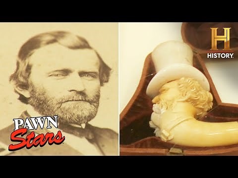 Will President Grant's Pipe Fetch $8K?? (Season 4) | Pawn Stars