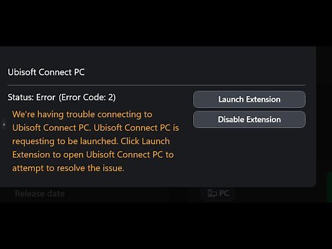 Fix Xbox App Error We're Having Trouble Connecting To Ubisoft Connect PC Error Code 2/1