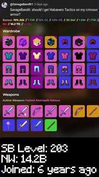 Is your profile good? Or is it just mid? #33 - SavageBandit #hypixelskyblock