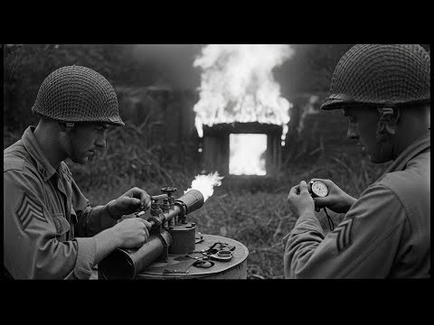 How One young Marine's "INSANE" Flamethrower Mod Cleared Japanese Bunkers in 30 Seconds Flat