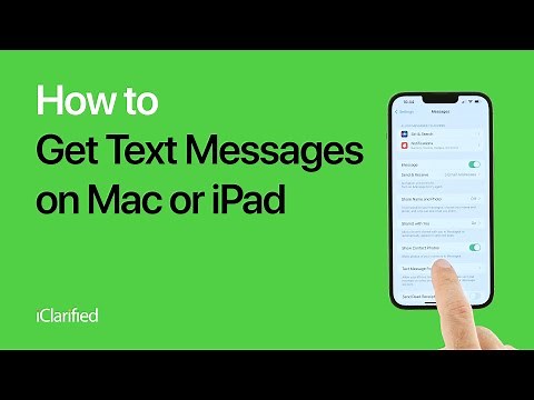 How to Get Text Messages on Mac or iPad