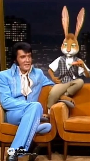 Elvis Presley Meets Bugs Bunny on Johnny Carson Show 😳🎤 | Parallel Universe 4K