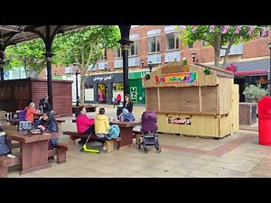 4K Walking Tour of Warrington Town Centre & The Golden Square Shopping Centre. Thursday 9/6/2022.