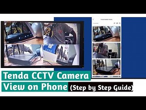Tenda cctv camera remote view on phone with detailed steps