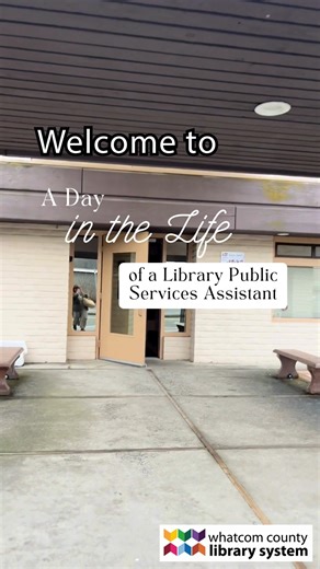 4K views · 97 reactions | #LibraryLove So far this month, we’ve introduced you to a Day in the Life of a Library Delivery Driver, a Page and a Youth Services Assistant. Today, Maddy takes us through a day as a Public Services Assistant. Look for cameos by a few other library staff. Keep an eye out for a couple more Day in the Life videos! We have so many hard-working staff to showcase and celebrate! #DayInTheLife | Whatcom County Library System | Facebook