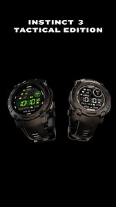 Built to adapt. Designed to endure. The new Instinct 3 – Tactical Edition is mission-ready with stealth mode, night vision compatibility, and military-grade durability in a new AMOLED display or solar charging capabilities. No limits. No compromises. Just raw performance. 🕶️ Stealth Mode – Disable wireless communications and GPS logging for ultimate privacy 🌙 Night Vision Compatibility – View screen clearly through night vision goggles ⏱️ Tactical Features – Including Jumpmaster mode and kill 