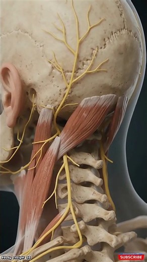 Why Does the Back of Your Head Hurt?The Hidden Cause Explained in 3D 🧠