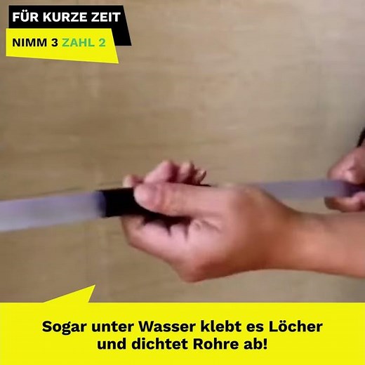 FIXIT - das wasserdichte Klebeband