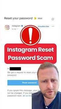 🚨 Got an Instagram Password Reset Email? Do This