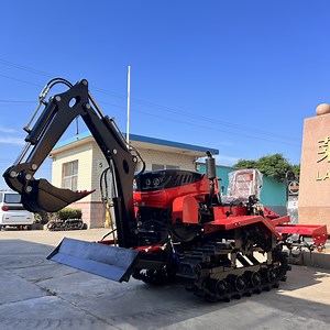 [Hot Item] New Mini Crawler Tractor Farm Tractor Rotary Tiller with Multiple Farming Tools