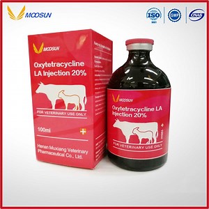 [Hot Item] Veterinary Medicine 5% 10% 20% 30% Oxytetracycline Injection (Animals Use)
