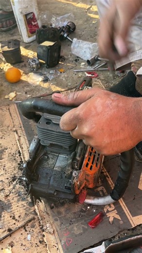 Chainsaw Starting problem fix #stihlchainsaw #chainsaws #chainsawrepair #shorts