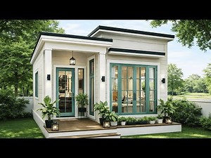 Small House, Big Style: A Minimalist Garden Retreat