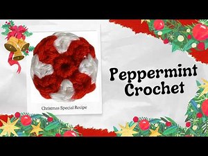 Peppermint Crochet Tutorial | How to crochet peppermint for beginners #crochet #tutorial #how
