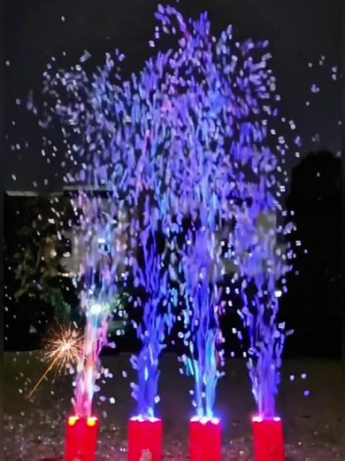 Firework bubble machine, fun and beautiful.#Baby #bubble machine