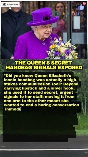 Queen Elizabeth’s Secret Handbag Codes You Never Knew! #RoyalSecrets #QueenElizabeth