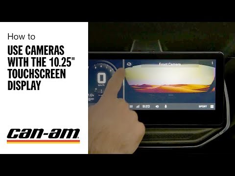 How to Use Cameras with the 10.25" Touchscreen Display