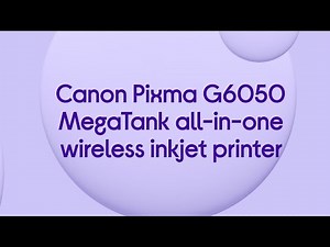 Canon PIXMA G6050 MegaTank All-in-One Wireless Inkjet Printer - Quick Look