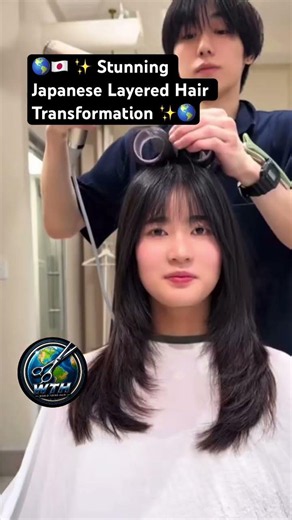 Amazing Japanese Hairstyle ✂️🇯🇵