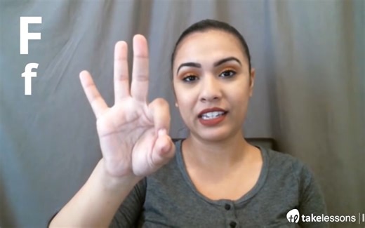 TakeLessons（1）ASL Alphabet_美国手语字母 A-Z
