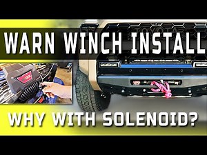 Warn Winch Wiring with Solenoid on Aux 3-2025 4Runner TRD Pro 6th Gen