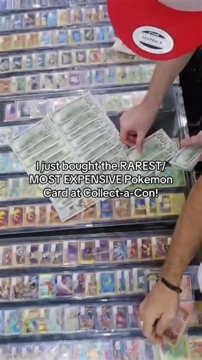 Jason Paige on Instagram: "Collector moment unlocked 😮‍🔥 I just picked up one of the rarest and most expensive Pokémon cards at Collect-A-Con — and it’s been on my list for a long time. Before I reveal it… 💰 Drop your guess — how much do you think this card cost? 👀👇 #JasonPaige #PokemonCards #CollectACon #RareCard #TCGCommunity #ReelsCollectibles #PokemonFans"