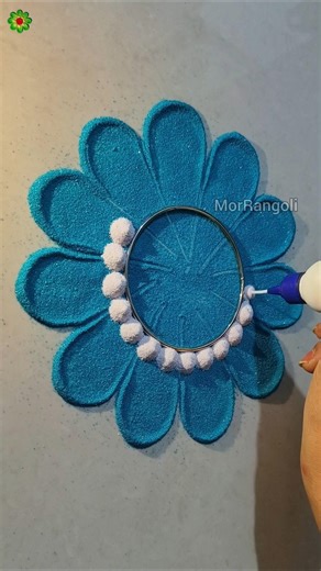 Easy and beautiful rangoli designs for daily use #shorts #rangolidesigns #easyrangoli