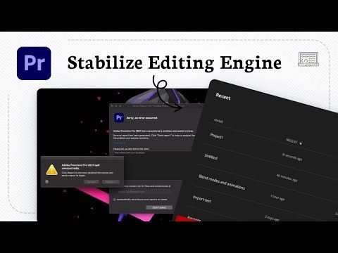 How to fix Adobe Premiere Pro quit unexpectedly
