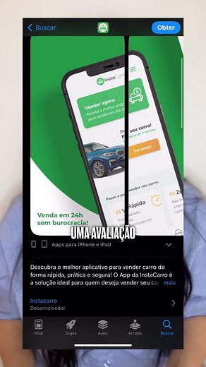 Baixe o App que te ajuda a vender seu carro sem sair de casa 😉 Quer vender o seu carro de maneira rápida, prática e segura? Então a InstaCarro é a plataforma certa para você! Baixe o nosso aplicativo e agende a avaliação do seu veículo com nossos especialistas. Liberte-se para o novo, com a InstaCarro você não precisa mais se preocupar em sair de casa para vender o seu veículo 💚 #instacarro #vendercarro #carros #vendadeusados #CarrosSeminovos #VeículosUsados #CarrosÀVenda #AutomóveisUsados #Se