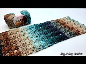 Spring Crochet Scarf Tutorial/Free Crochet Tutorial/Cable Tutorial/Bag O Day Crochet Tutorial #687