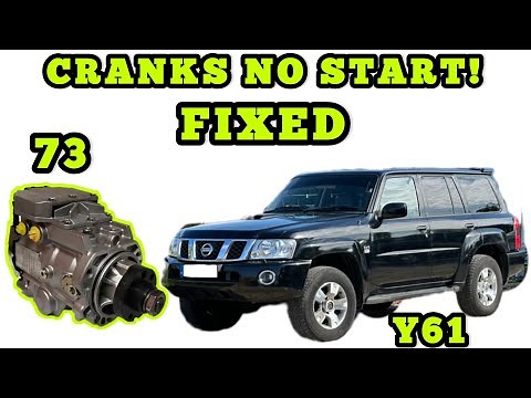 Nissan Patrol Y61 ZD30 3.0 Diesel Cranks Doesn’t Start Fault Code 73 Injection Pump