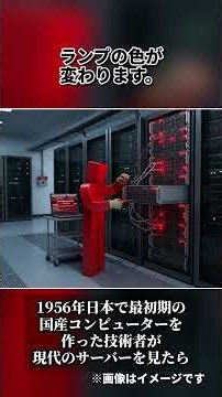 [1956] What would the engineers who built Japan's first computers think if they saw a modern serv...