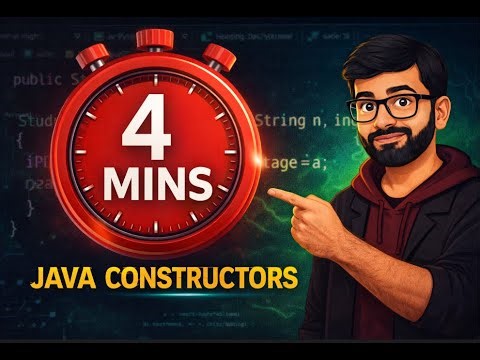 Parameterized Constructor in 4 MINS: Code Implementation & Deep Dive Theory! 🤯