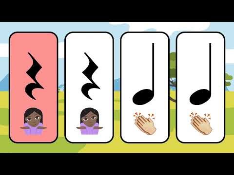 Safari Rhythm | Speak clap & count | Shh Shh Ta Ta | Level 1