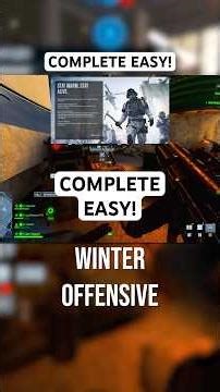 COMPLETE BF6 WINTER OFFENSIVE CHALLENGES EASY! #battlefield #battlefield6 #bf6