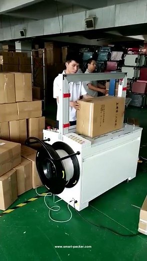 PP strapping packing machine PP belt trap packaging machine for box carton