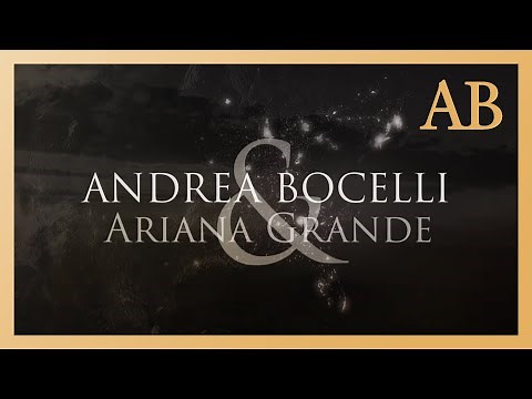 Andrea Bocelli & Ariana Grande - E Più Ti Penso (Official Lyric Video)