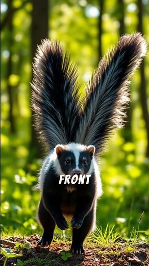 The Spotted Skunk: Nature's Acrobat Defender 🦝💥 #SpottedSkunk #AcrobatDefender #WildlifeWonders