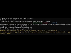 pip install opencv-python | python | itechsoftwareacademy