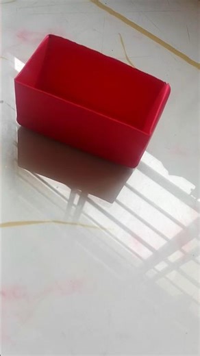 Make a Smart Rectangular Box with Paper! #Origami