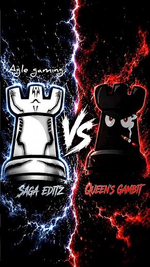 SAGA EDITZ vs QUEEN'S GAMBIT ⚔️ | Who Wins This Chess Edit Battle? 🔥