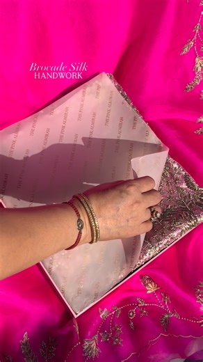 Vibrant Pure Brocade Silk Kurta & Organza Silk Dupatta Having Exquisite Zardozi, Dabka & Sequins Handwork, Along With Crepe Lowers✨🌷 For all product-related queries, please WhatsApp: 91 98550-55443 or DM us✨🌷 #organza #handwork #lucknowichikankari #chikankariembroidery #indiantraditionalwear #traditionalwear #smallbusiness #chanderi #suitsalwar #designersuits #fyp #reelsinstagram #instagramreels #reelsindia #reelsvideo #indianbride #organzasaree #pureorganza #organzasilk #womeninbusiness #delh