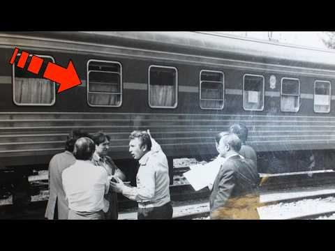 THE DEATH TRAIN ARRIVED WITHOUT PASSENGERS. THERE ARE TRACES OF INHUMAN CRIMES INSIDE.