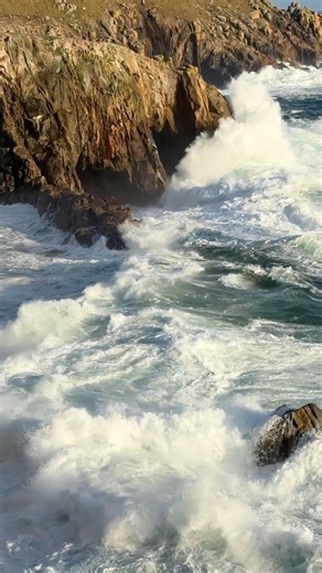 Stormy, churning seas at Lands End, Cornwall - Aug 25 #landsend #cornwall #storm #storms #stormyweather #StormySeas #roughsea #weather #kernowlife #cornwalllife #cornwallliving #cornwallcoast #seaside | JV's Cornwall
