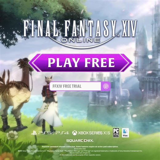 Have you heard of the Final Fantasy XIV: Online Free Trial, with unlimited gametime and no credit card needed! | FINAL FANTASY XIV