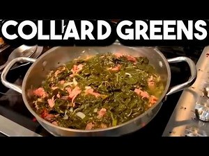 Fresh Pot of Southern Collard Greens Made Right