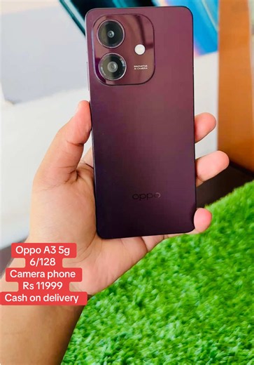 Oppo A3 5G 6/128 Camera Phone for Rs 11999 Damak Jhapa