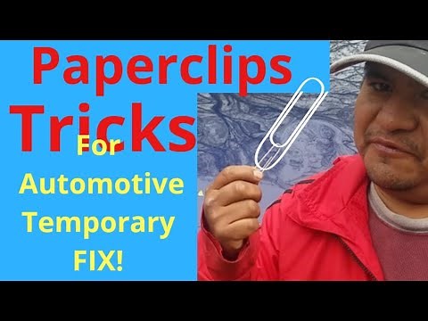 Coolant Temperature Sensor Quick fix for car, Paperclip Tricks for Automotive Quick Fix